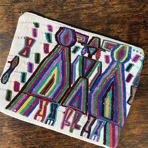 Embroidered clutch bag from Guatemala